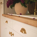 Cup Pull Handle 3922 - Brass (Matte)