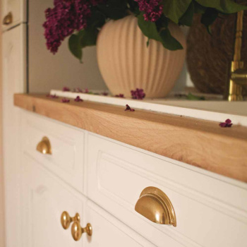 Cup Pull Handle 3922 - Brass (Matte)