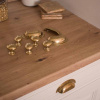 Bin Pull 3922 - Brass (Matte)