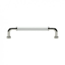 Handle Brohult M - 128mm - Nickel plated/White