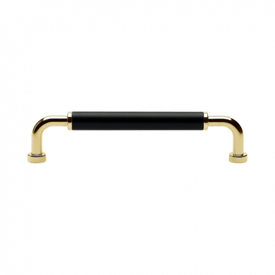 Handle Brohult M - 128mm - Polished Brass/Black