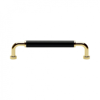 Handle Brohult M - 128mm - Polished Brass/Black