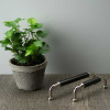 Handle Brohult M - 128mm - Polished Brass/Black