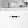 Bin Pull Newport - 96mm - Chrome