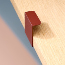 Toniton Hide Handle - 40mm - Reddish Brown