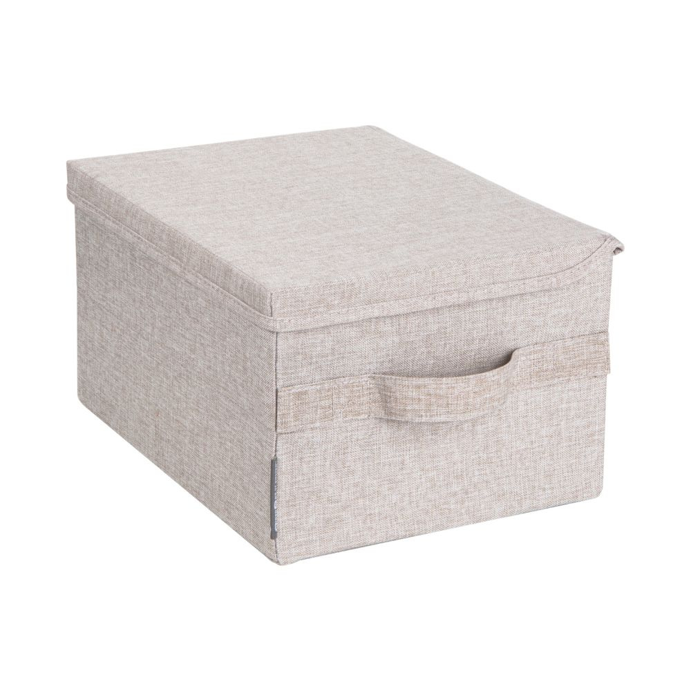 Storage box with lid - Beige
