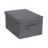 Storage box with lid - Gray Storage box with lid - Gray