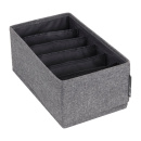 Storage box with 6-compartments - Small - Grey