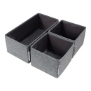 Storage box - 3-set - Grey