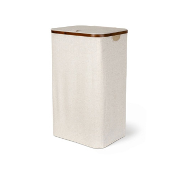 Laundry basket with lid - Sand