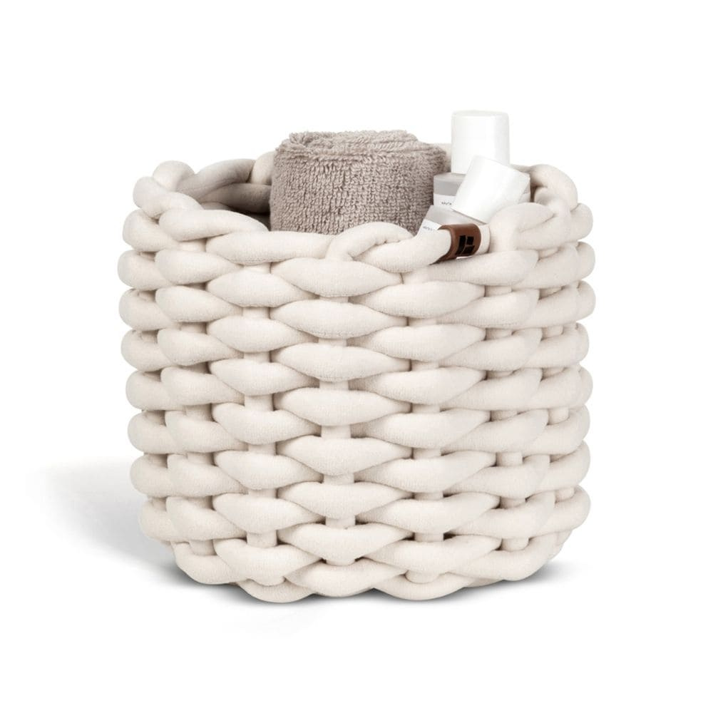 Round Basket - Off-white