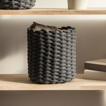 Round Basket - Grey