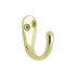 Hook Viskan - Polished Brass Hook Viskan - Polished Brass