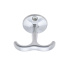 Hook Siljan - Brushed Chrome Hook Siljan - Brushed Chrome