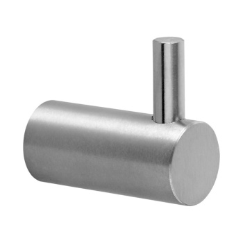Single Hook Stay - Brushed Stainless Steel