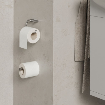 Toilet Roll Holder Stay - Brushed Stainless Steel
