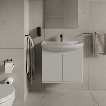 Toilet Roll Holder Stay - Matte Black