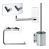 Bathroom Kit Base 200 - Chrome Bathroom Kit Base 200 in chrome from Beslag Design