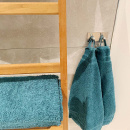 Towel Hook Base 200 2-Hook - Brushed Stainless Steel Finish