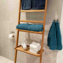 Towel Hook Base 200 2-Hook - Brushed Stainless Steel Finish