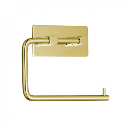 Base 200 Toilet Roll Holder - Polished Brass in the group Bathroom Accessories / Show all bathroom accessories / Toilet Roll Holder at Beslag Online (605208-21)