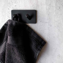 Towel Hook Base 200 2-Hook - Matte Black