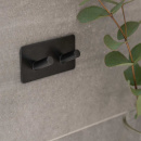 Towel Hook Base 200 4-Hook - Matte Black