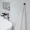 Towel Hook Base 200 4-Hook - Matte Black