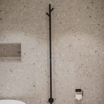 Base 200 Toilet Roll Holder - Matte Black