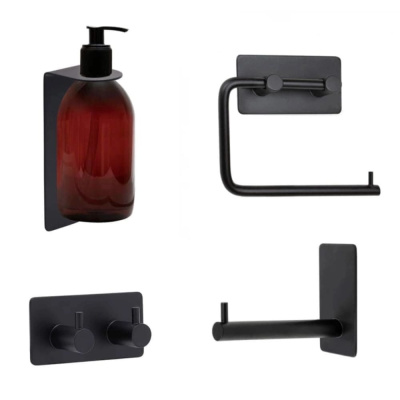 Bathroom Kit Base - Matte Black in the group Bathroom Accessories at Beslag Online (605228-K)