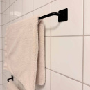Base 200 Towel Rail - Matte Black
