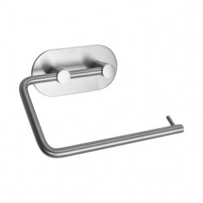 Base 100 Toilet Roll Holder - Brushed Stainless Steel Finish in the group Bathroom Accessories / Show all bathroom accessories / Toilet Roll Holder at Beslag Online (60602-21)