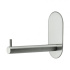 Base 100 Spare Paper Holder - Brushed Stainless Steel Spare roll holder for the bathroom