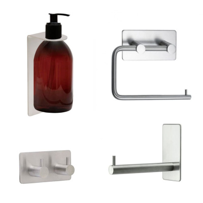 Bathroom Kit Base - Brushed Stainless Steel Finish in the group Bathroom Accessories at Beslag Online (60604-K)