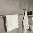 Base 100 Towel Rail - Brushed Stainless Steel