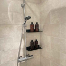 Shower Shelf Base - Matte Black