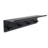 Bathroom hook rack with shelf Base - Matte Black Bathroom hook rack with shelf Base - Matte Black