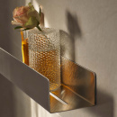 Shower Shelf Base - 300mm - Brushed Stainless Steel