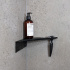 Shower shelf corner Base - Matte Black