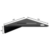 Shower shelf corner Base - Matte Black