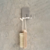 Razor Holder Base - Brushed Stainless Steel