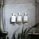 Base Soap Pump Holder - Brushed Stainless Steel