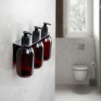 Base Soap Pump Holder Shower - Chrome