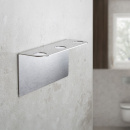 Base Soap Pump Holder Shower - Brushed Stainless Steel