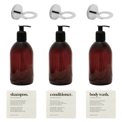 Shower Package Premium Calm - Polished Chrome in the group Bathroom Accessories / Show all bathroom accessories / Bathroom Accessories Set at Beslag Online (606090-K)