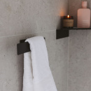 Towel Holder Base - Matte Black