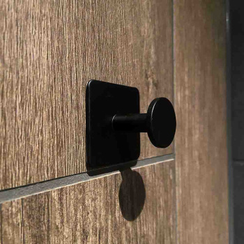 Towel Hook Base 210 1-Hook - Matte Black