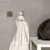 Towel Hook Base 210 1-Hook - Brushed Stainless Steel Finish