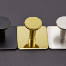 Towel Hook Base 210 1-Hook - Polished Brass