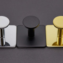 Towel Hook Base 210 2-Hook - Matte Black